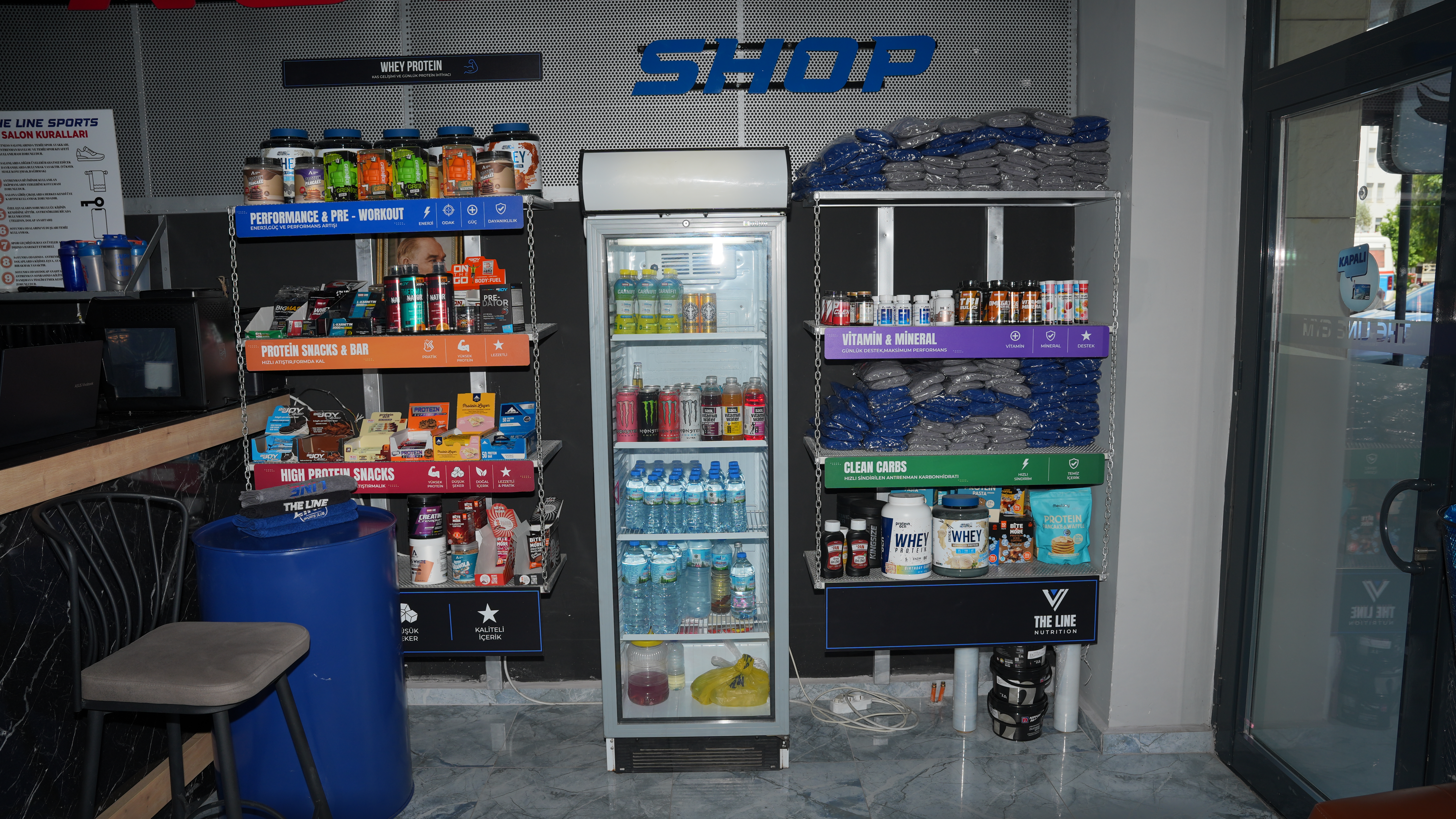 Atakent fitness club nutrition shop